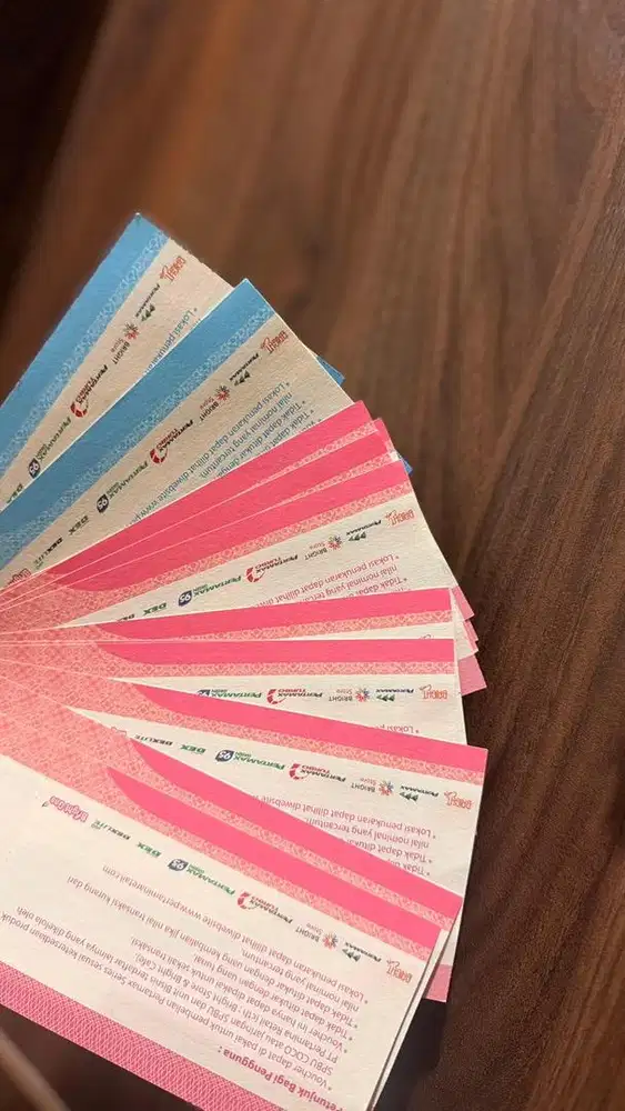 voucher bbm 12 lembar 1,2 jt