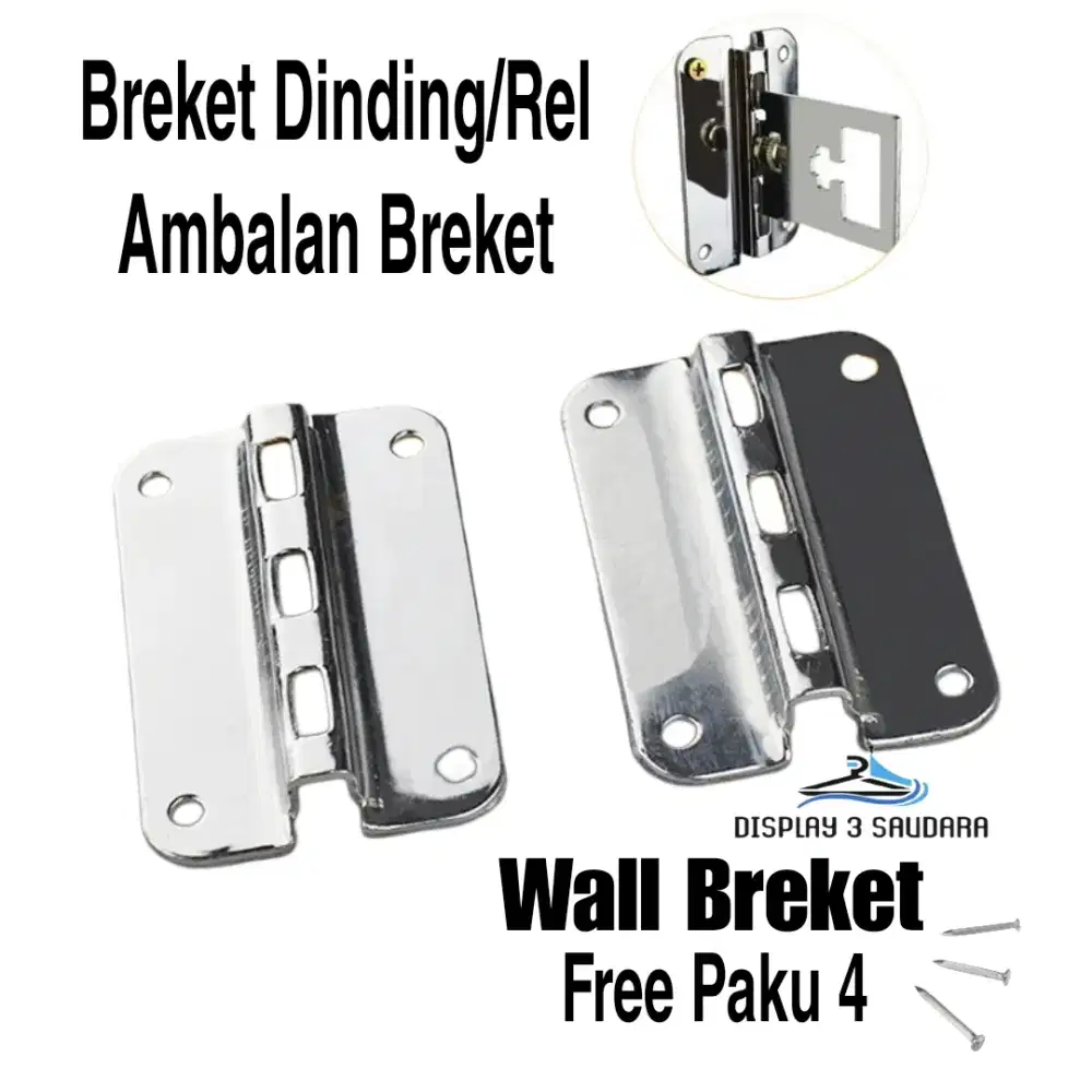 Breket Wall/Display Dinding/Dudukan Breket Dinding Harga Satuan