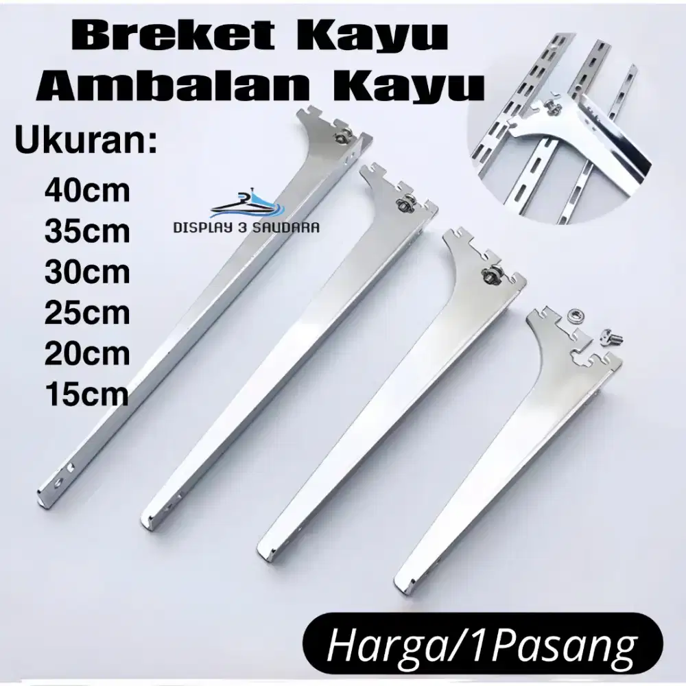 Breket Kayu/Ambalan Breket Kayu Untuk Display/Dudukan Breket Kayu