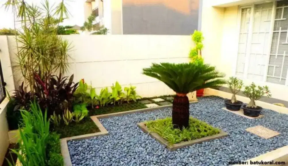Pembuatan taman kering