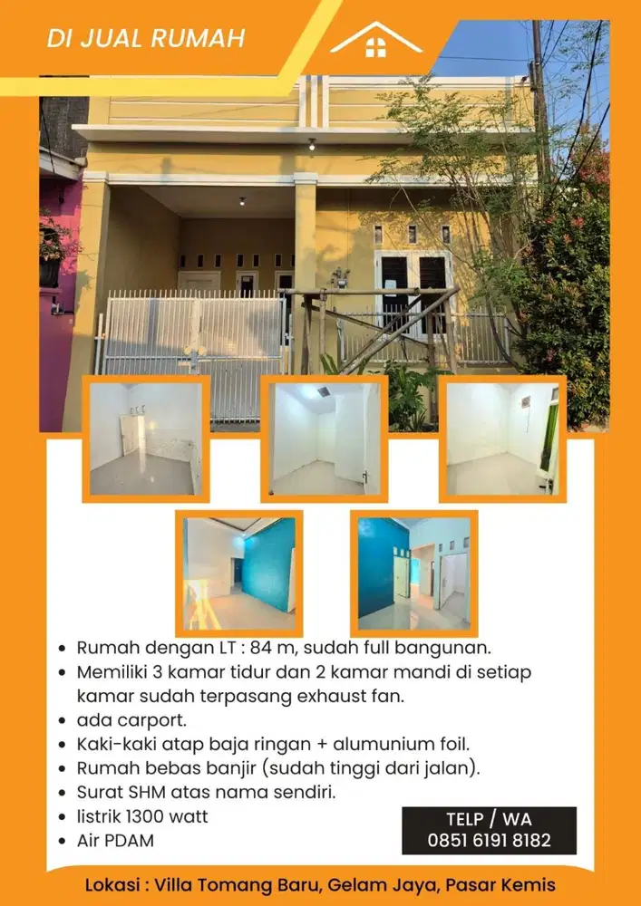 Dijual Murah Rumah di kabupaten Tangerang Full Renov siap huni