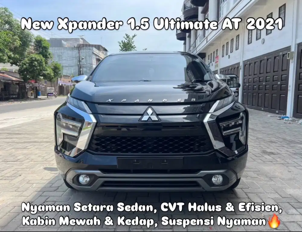 (TDP 46 JUTA!) Mitsubishi New Xpander 1.5L Ultimate AT Hitam Mika 2021