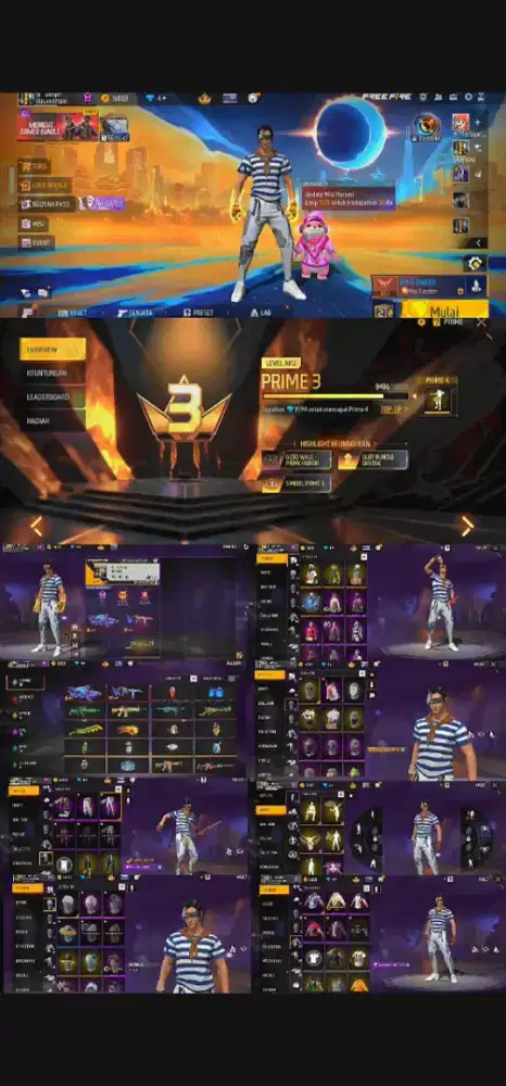 Jual akun ff spek gg kualitas baru