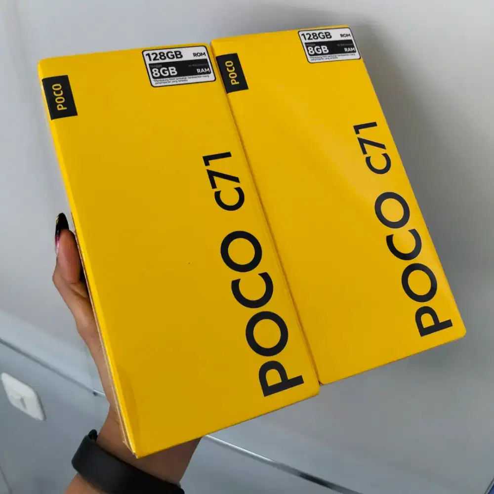 POCO C71 4/128 GB GARANSI RESMI