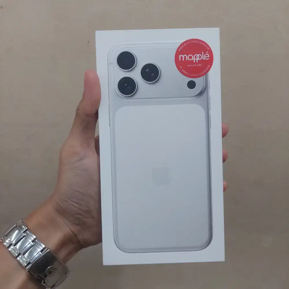 Iphone 17 Promax 256 Gb Silver Baru Garansi Resmi