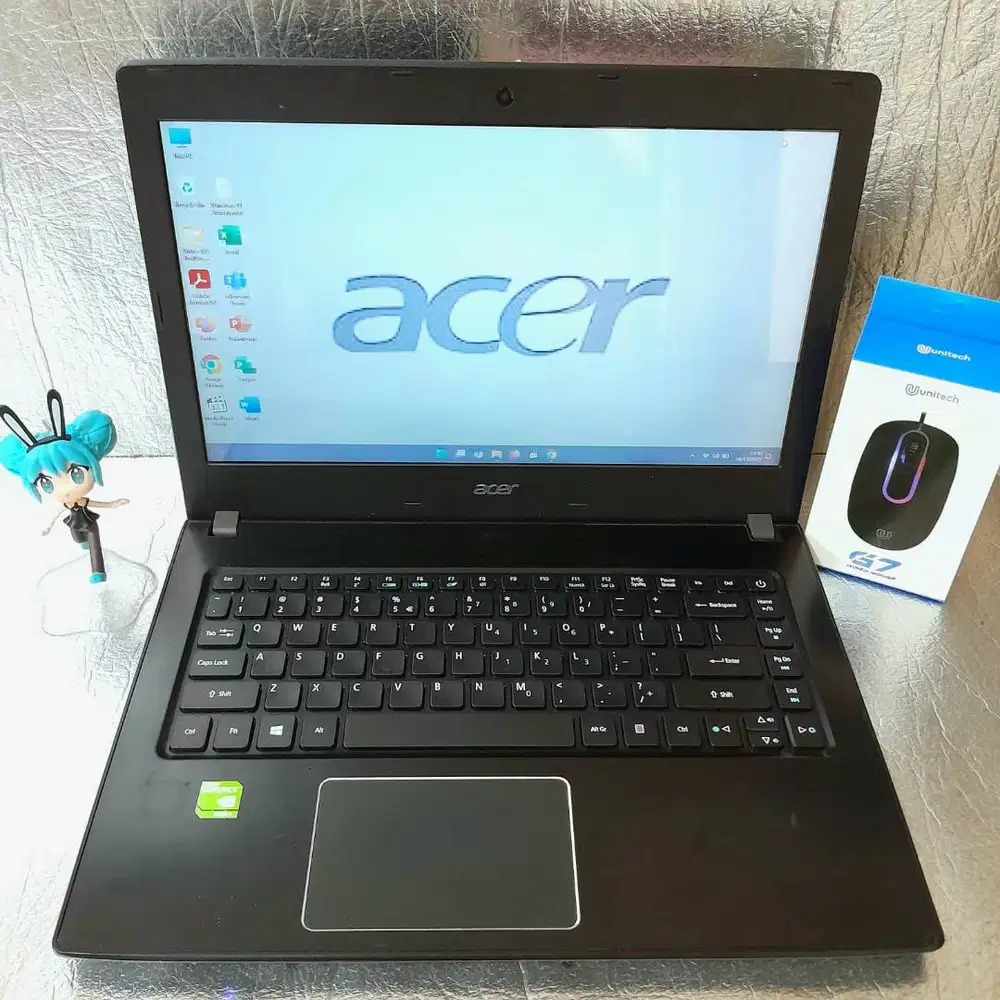 Acer aspire E5-476G Core i3-6006U Ram 8gb ssd 256gb Vga Nvidia mx 130