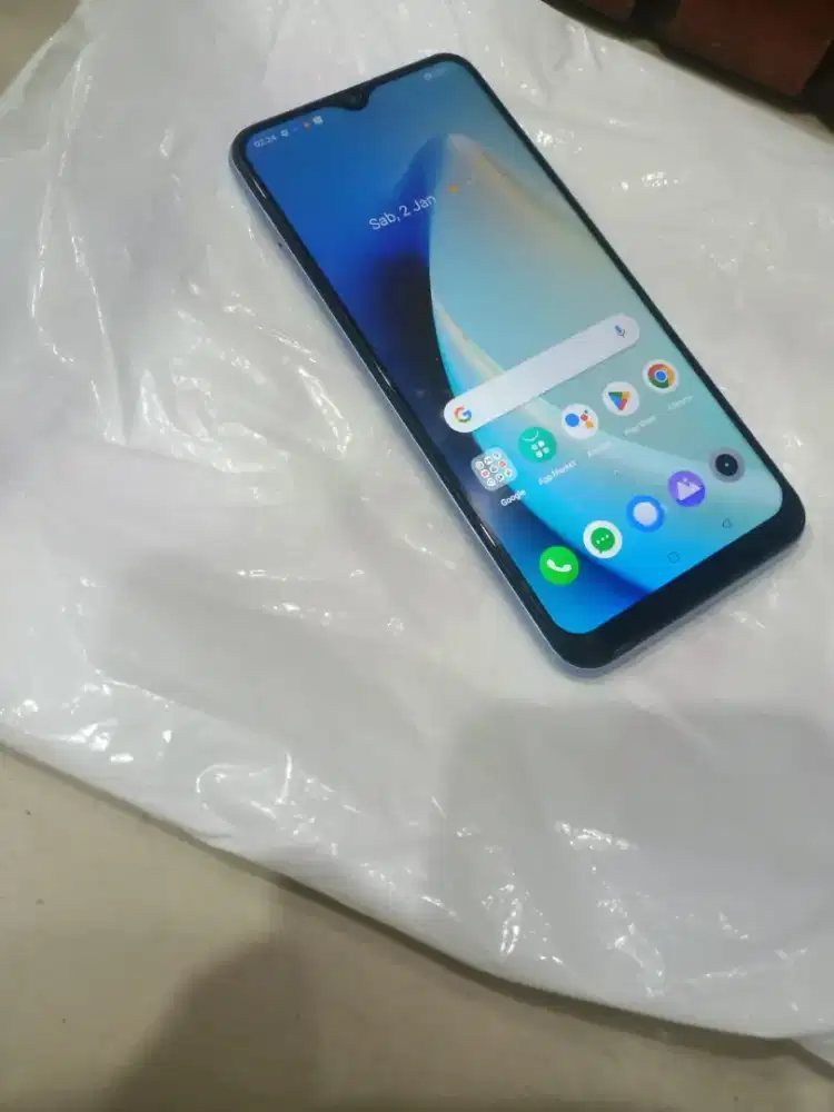 Realme c25 ram 4/64 mlus normal semua nya hp sm cas saja