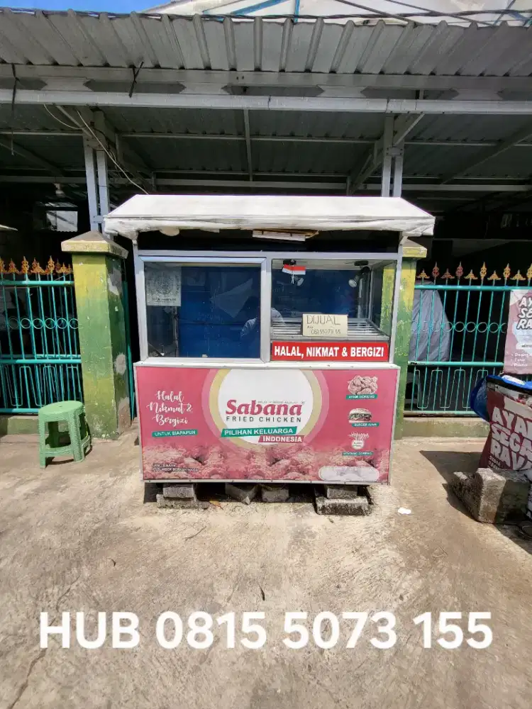 Dijual Cepat Bekas Booth Rombong Sabana