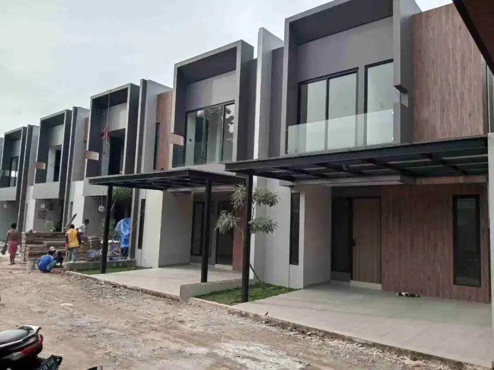 Rumah cluster tinggal 2 unit dekat Bintaro sektor 4