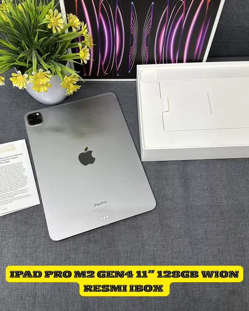 Ipad pro m2 gen4 11 128gb gray wion iBox