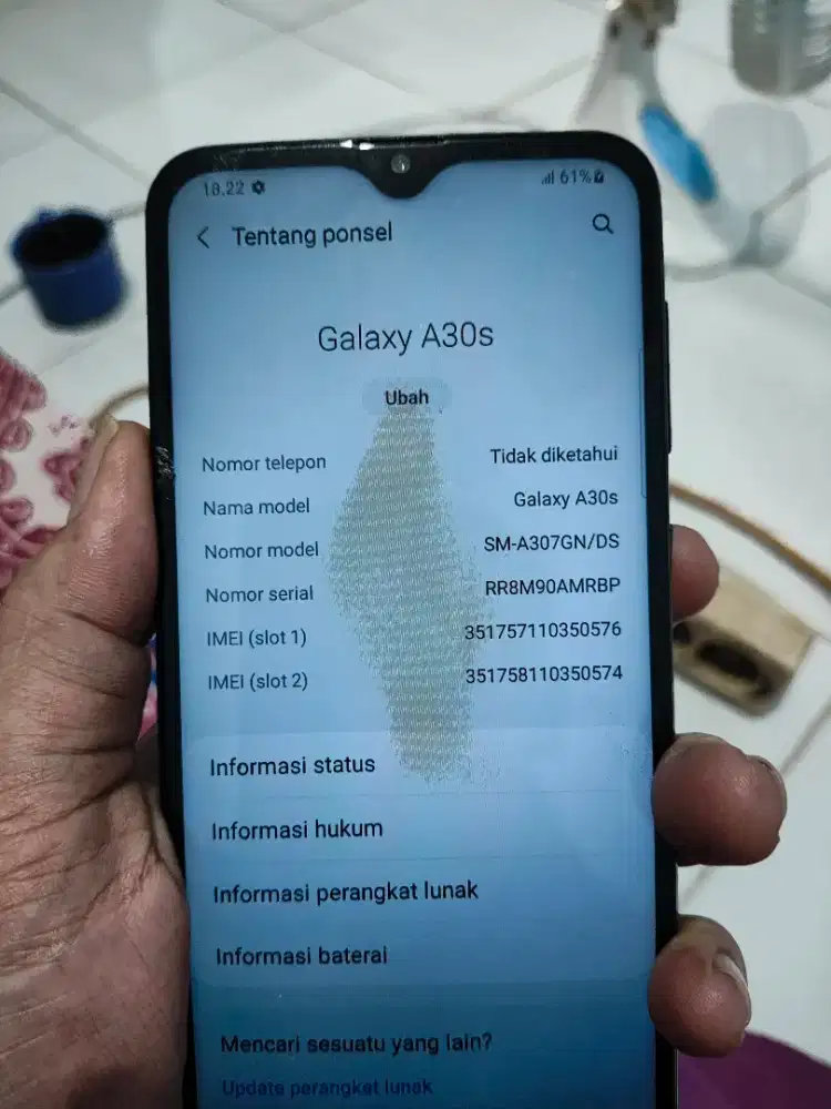 SAMSUNG A30S RAM 4/64