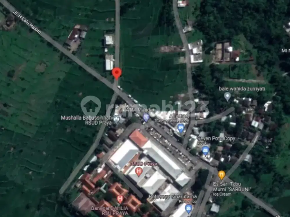 Dijual Tanah di Nol Jalan Raya Praya Lombok Tengah