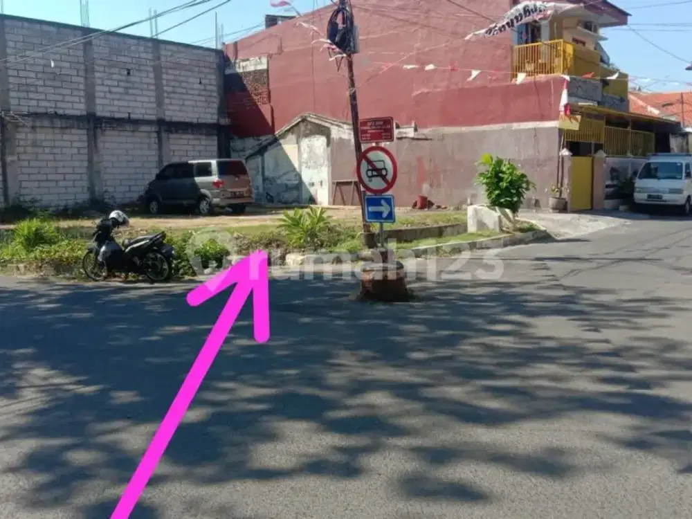 Dijual Tanah Hook Jl. Darmo Baru Barat Surabaya