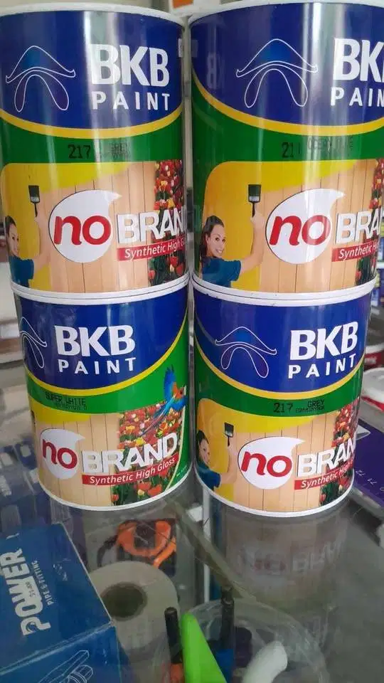 Cat Kayu dan Besi BKB Paint no brand superwhite1kg