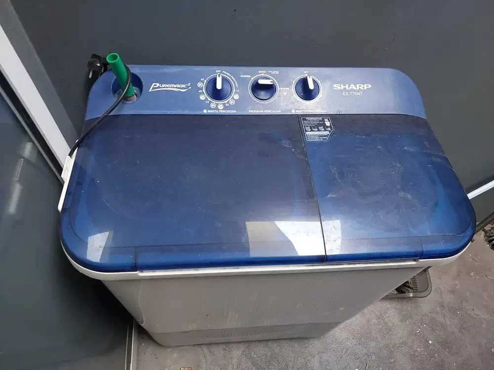 Mesin cuci sharp 2 tabung