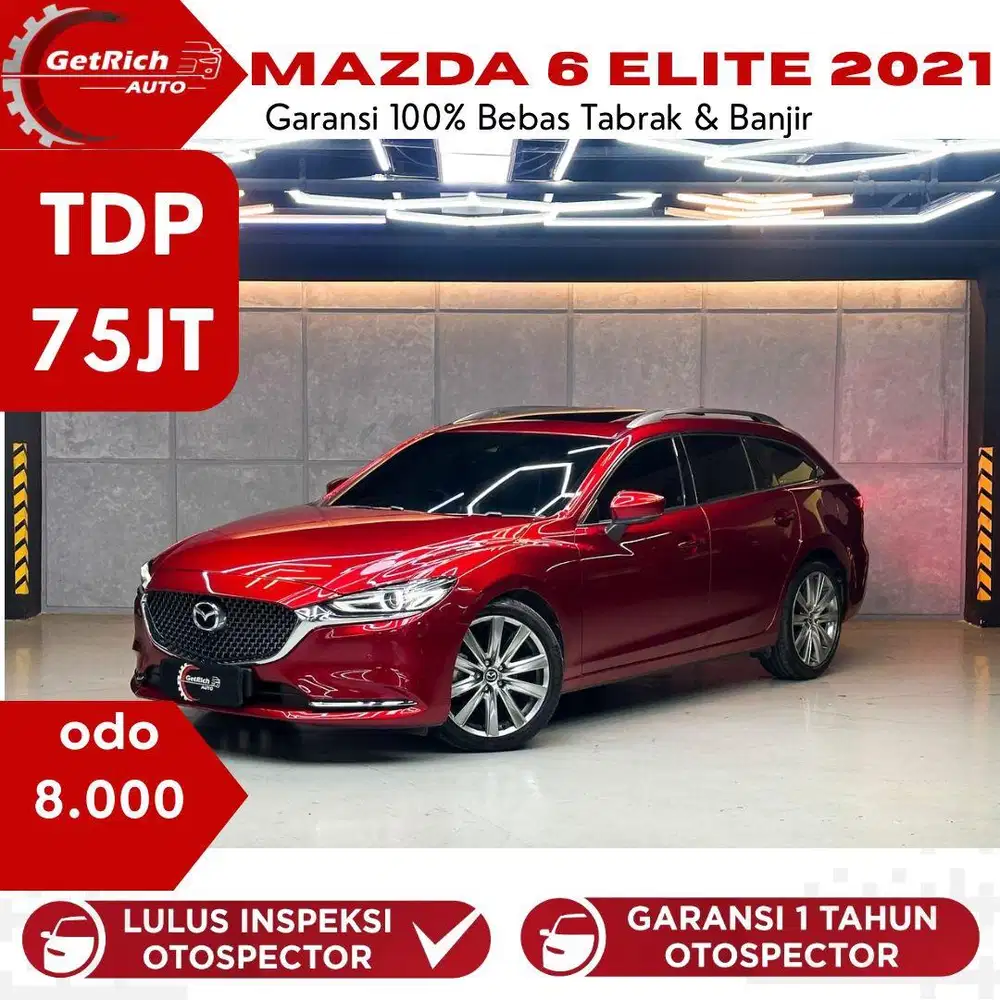 Merah Km 8Rb!!! Mazda 6 Elite At 2021