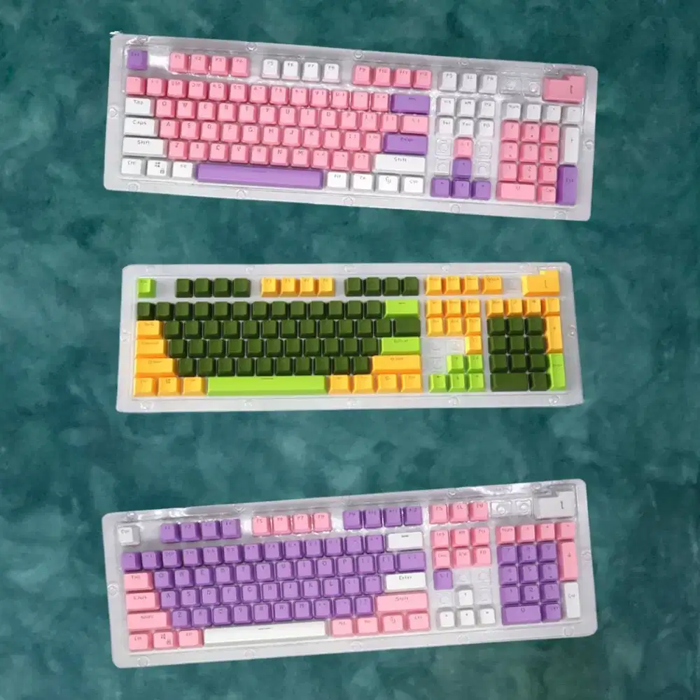 Keycaps ABS Doubleshoot, Keycaps Mechanical, Keycaps Customize 3 Color