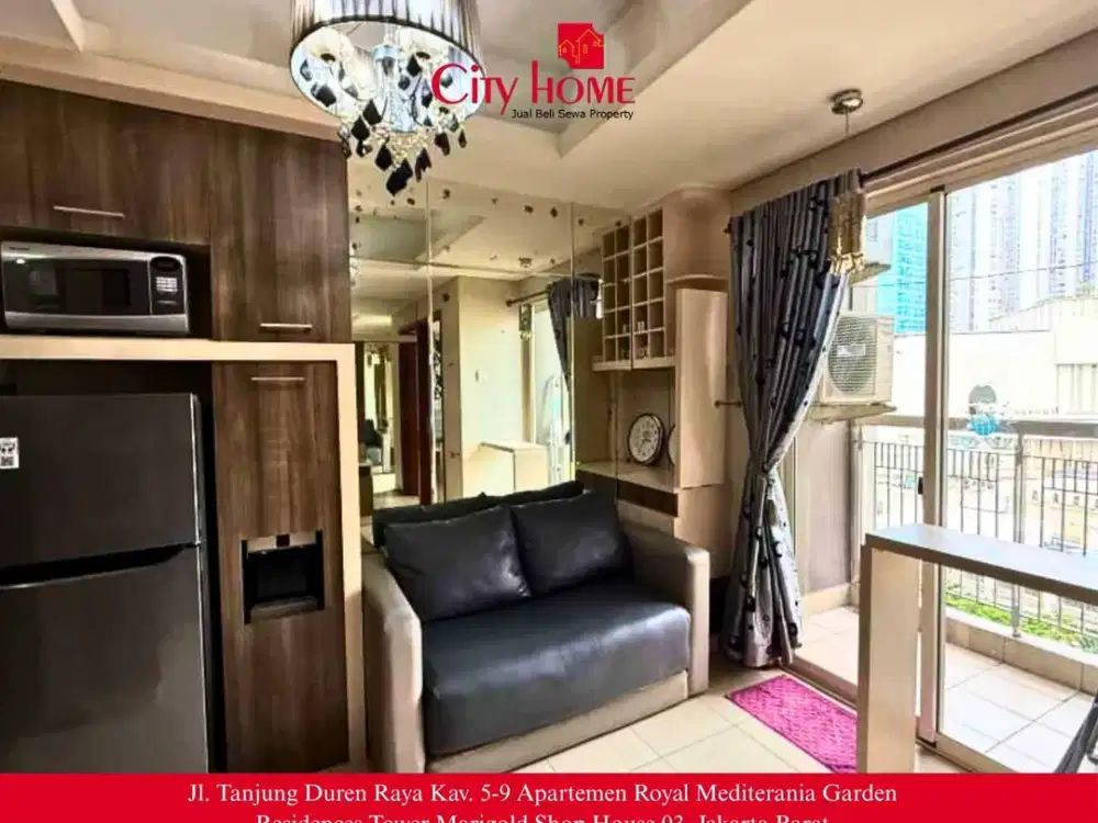 Dijual dan Sewa Apartemen Royal Mediterania Garden Residences Podomoro City - Unit 1 BR Furnished