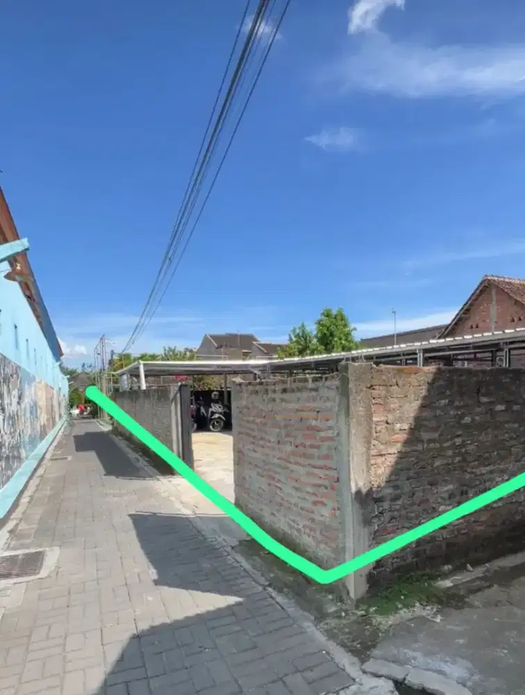 Tanah murah tinggal jalan kaki ke Malioboro dikemetiran Pringgokusuman
