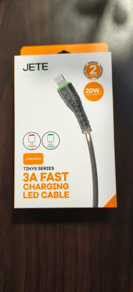 kabel Charger USB JETE Tiny 5 Iphone Fast Charging 65W