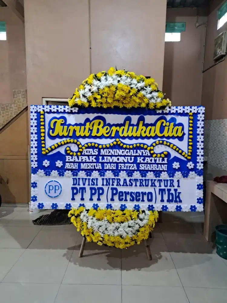 Karangan Ucapan Bunga Papan