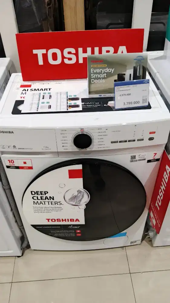 Mesin cuci Toshiba WM FRONT LOADING 7KG
