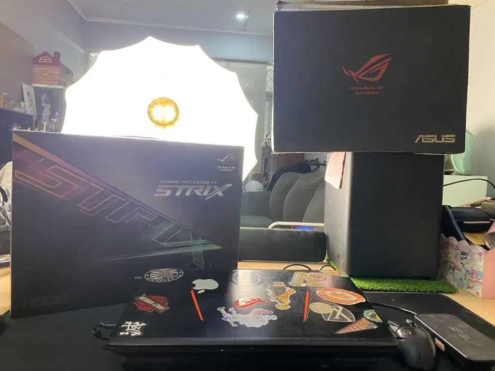 ASUS ROG GL553VD i7 RAM 16GB GTX 1050 SSD+HDD Gaming Editing Bandung