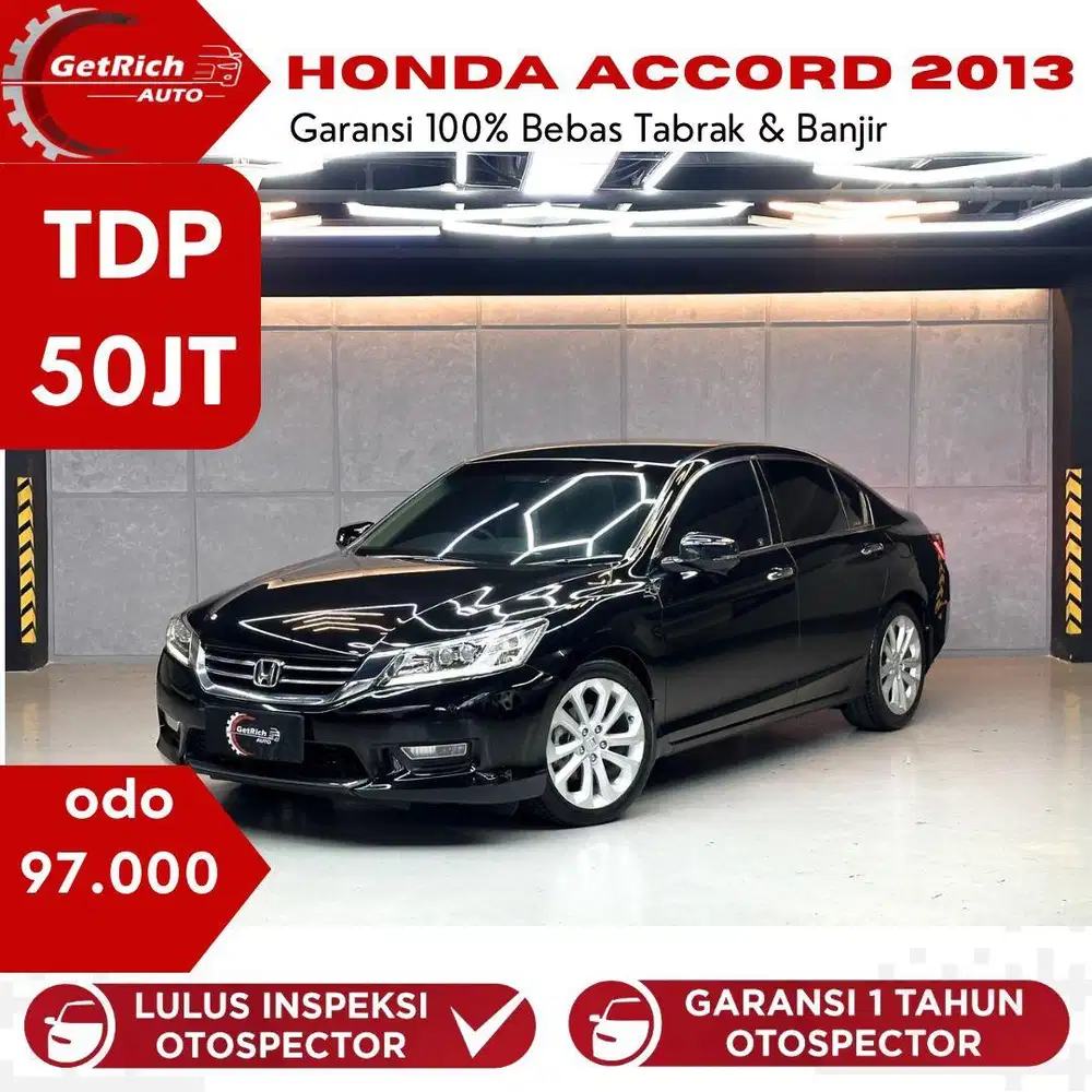Honda Accord Vtil At 2013 Hitam Low Km
