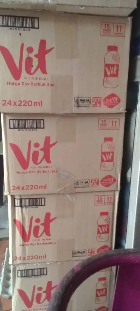 Vit Botol 220ml Pengiriman Instantday