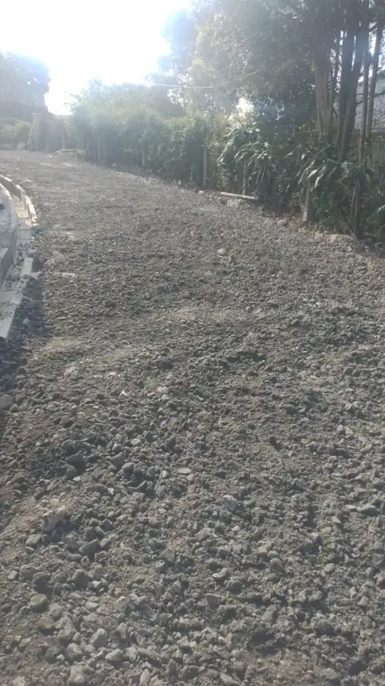 Land clearing bongkar bangunan tua cut and fill