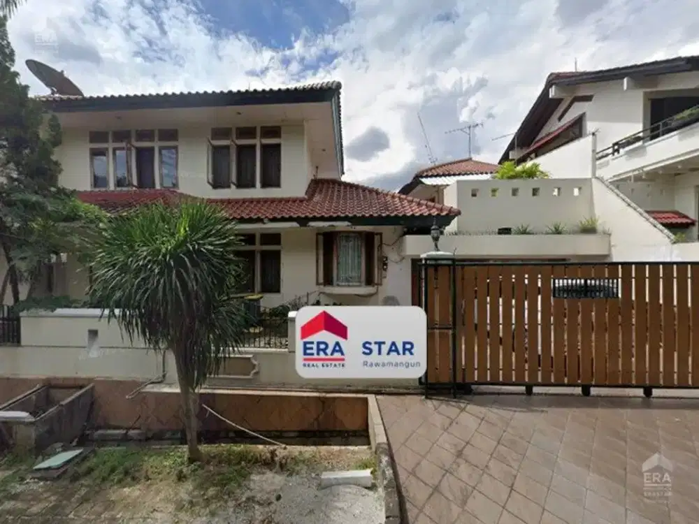 Rumah hook 2 lantai mewah dan luas harga dibawah pasar di Villa Cinere Mas Ciputat Tangsel
