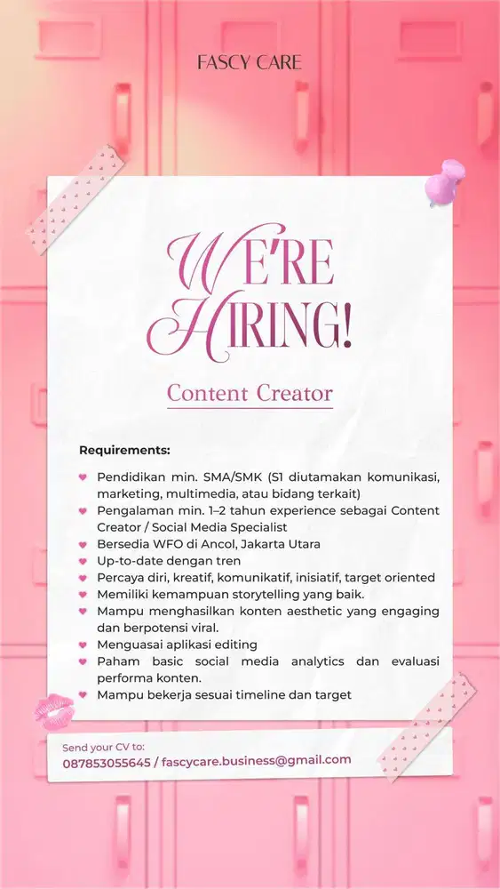 Content Creator - Skincare