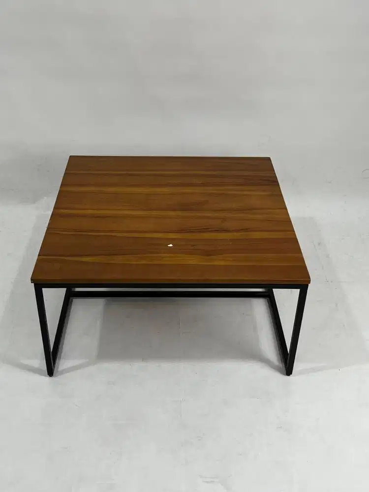 Meja Tamu / Coffee Table Kayu Minimalis Industrial