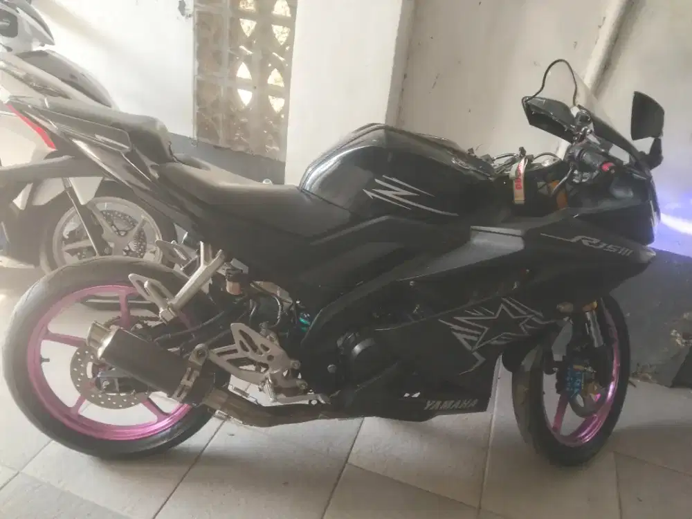 Yamaha R15 V3 2019 modif Balap super ganteng black Ninja, Dijual !