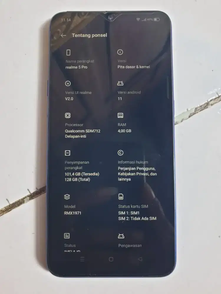 Realme 5 pro (batangan)