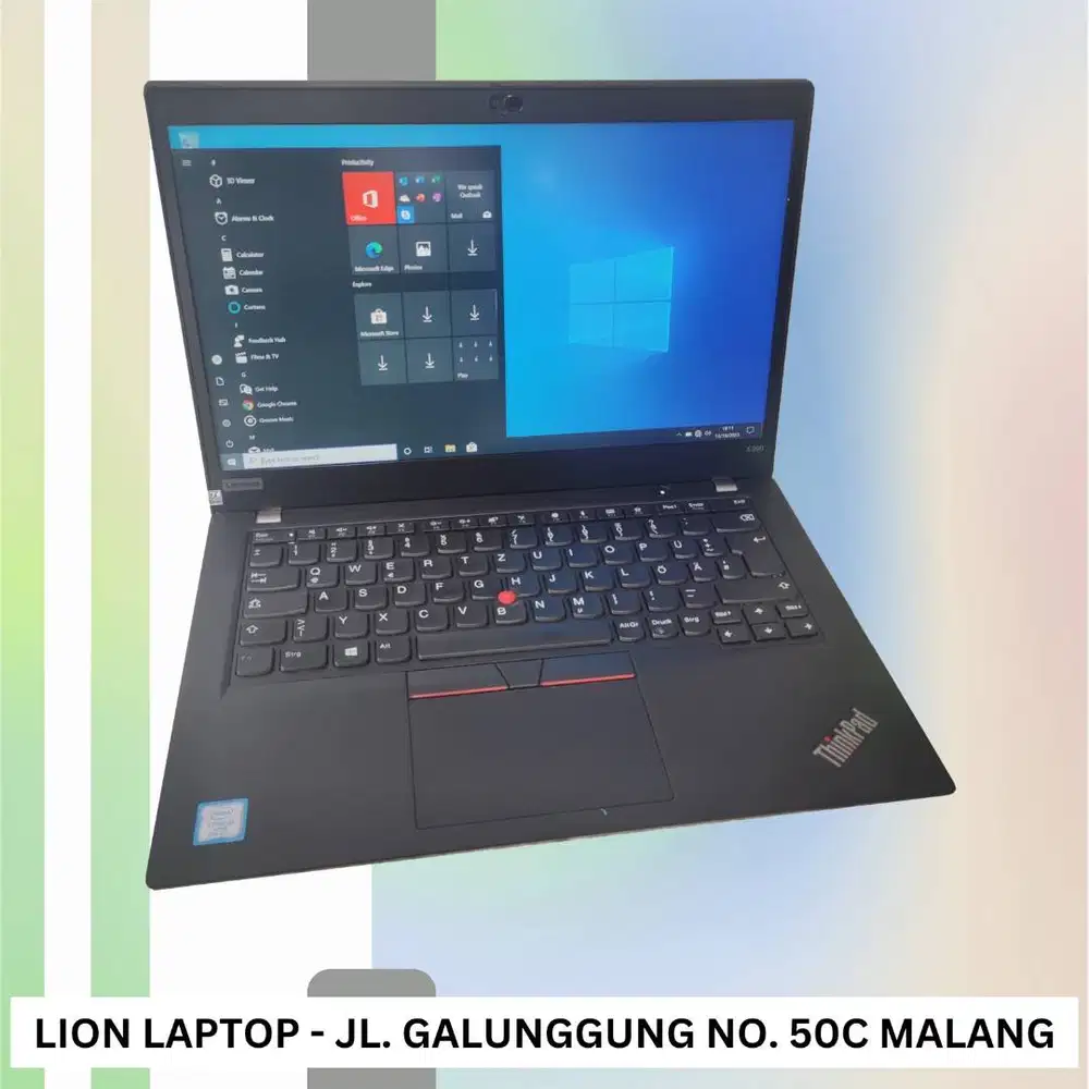 RAM 16GB SSD 256GB Core i5 Gen 8 Slim Lenovo Thinkpad X390 [28|05]