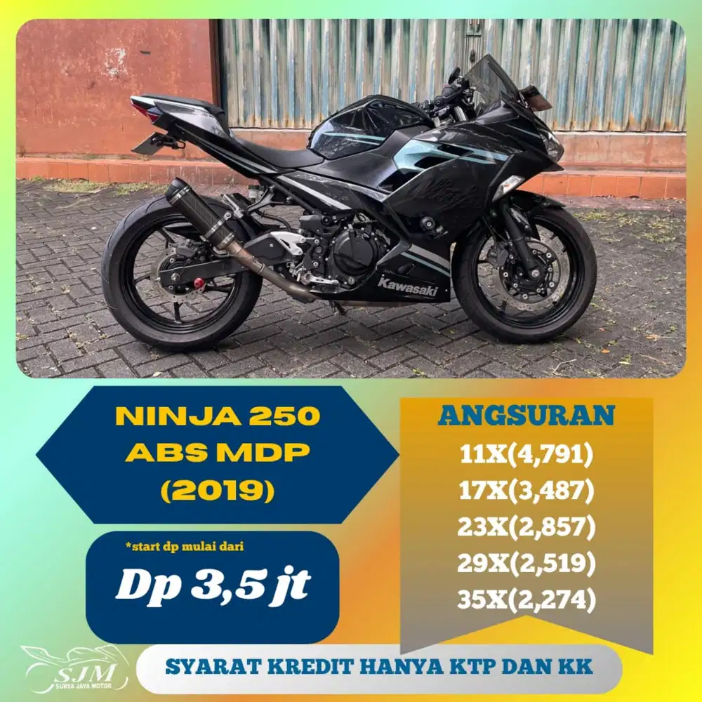 KAWASAKI NINJA 250 ABS MDP 2019 MESIN HALUS