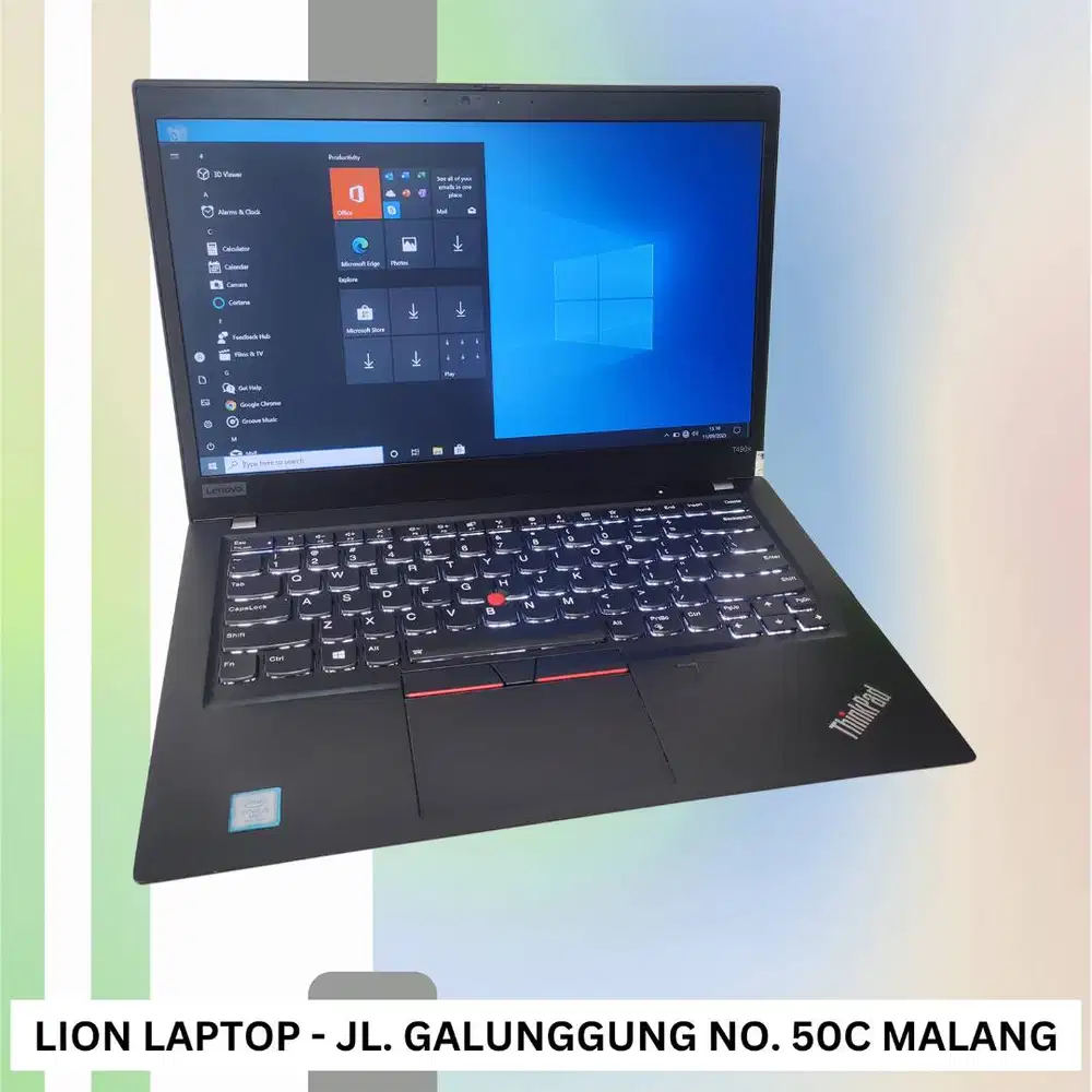RAM 16GB SSD 512GB Core i5 Slim Lenovo Thinkpad T490s [28|05]