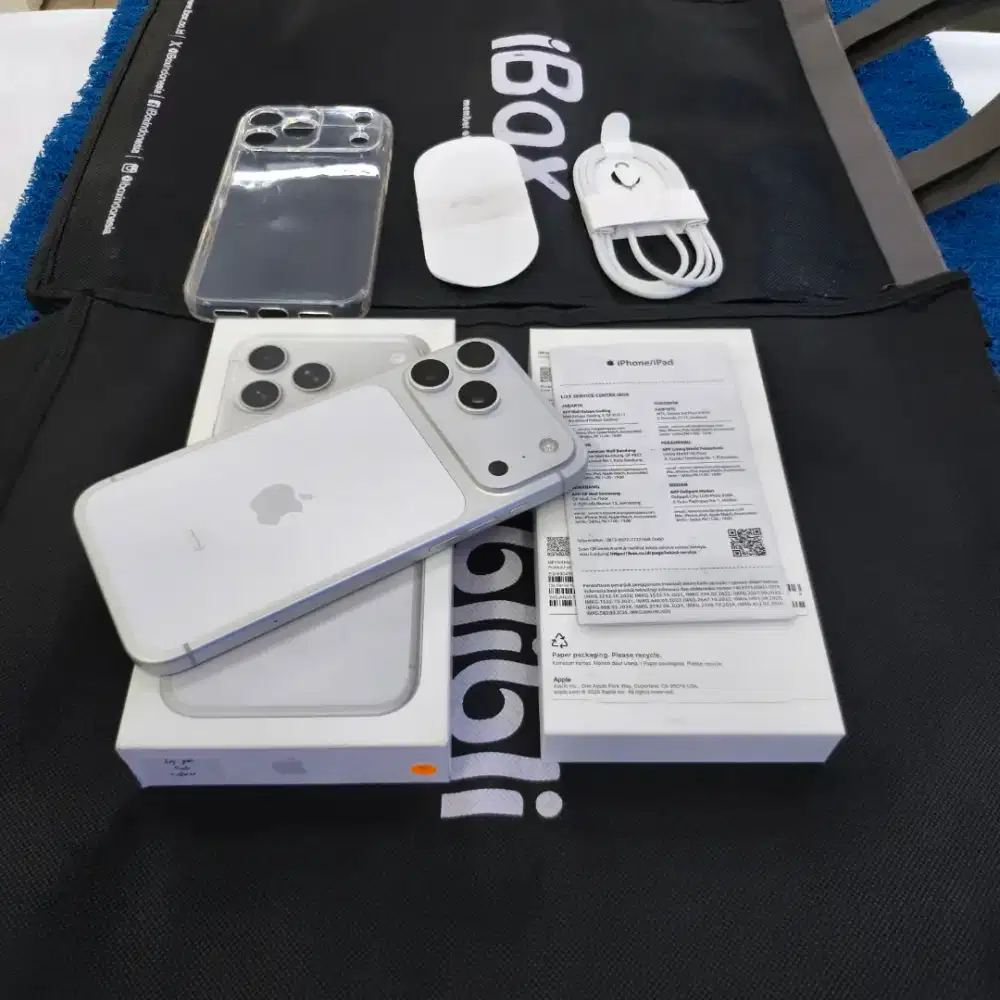 Iphone 17 Pro Max 256gb 99% like new BH 99% CC 180 Grs resmi iBox