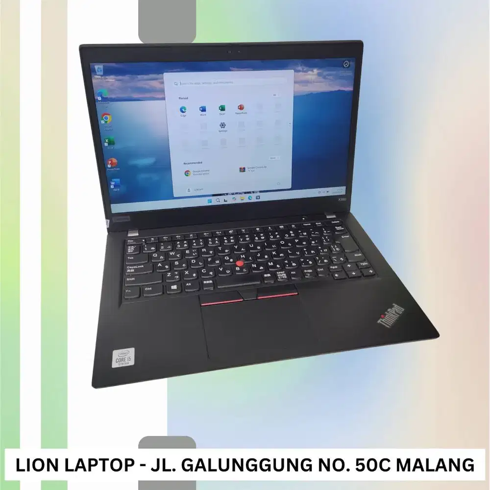 i5 GEN 10 Murah RAM 8GB Lenovo Thinkpad X390 [28|05]