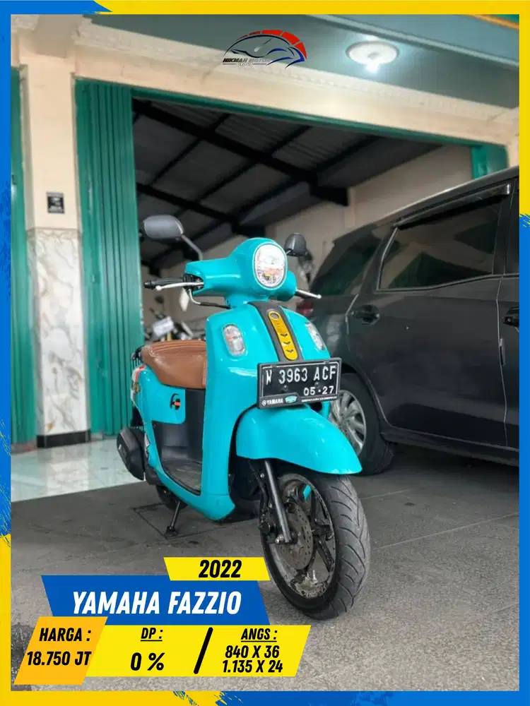 YAMAHA FAZZIO 2022 NEGO GASS POLL MASZEHH HIKMAH MOTOR KEPUH