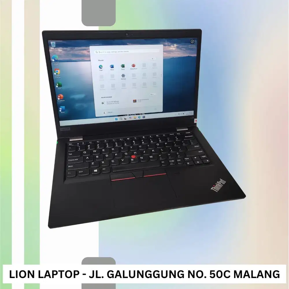 i5 Gen 10 Slim RAM 8GB SSD 256GB Lenovo Thinkpad L13 [28|05]