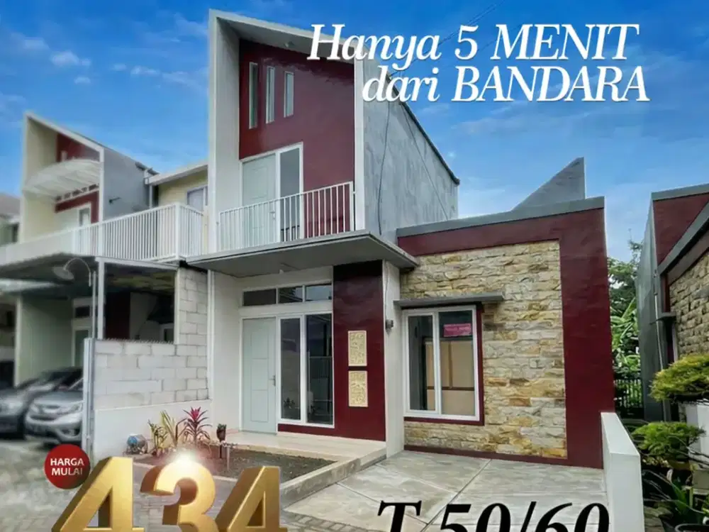 Rumah Murah 2 Lantai dekat Bandara Malang
