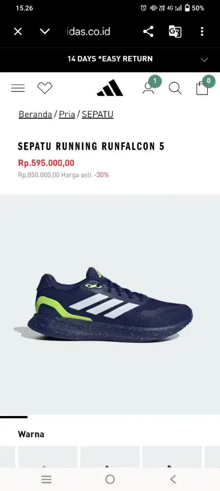 Sepatu Adidas Runfalcon 5