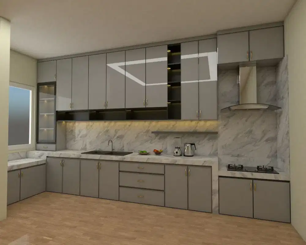Kitchen set aluminium