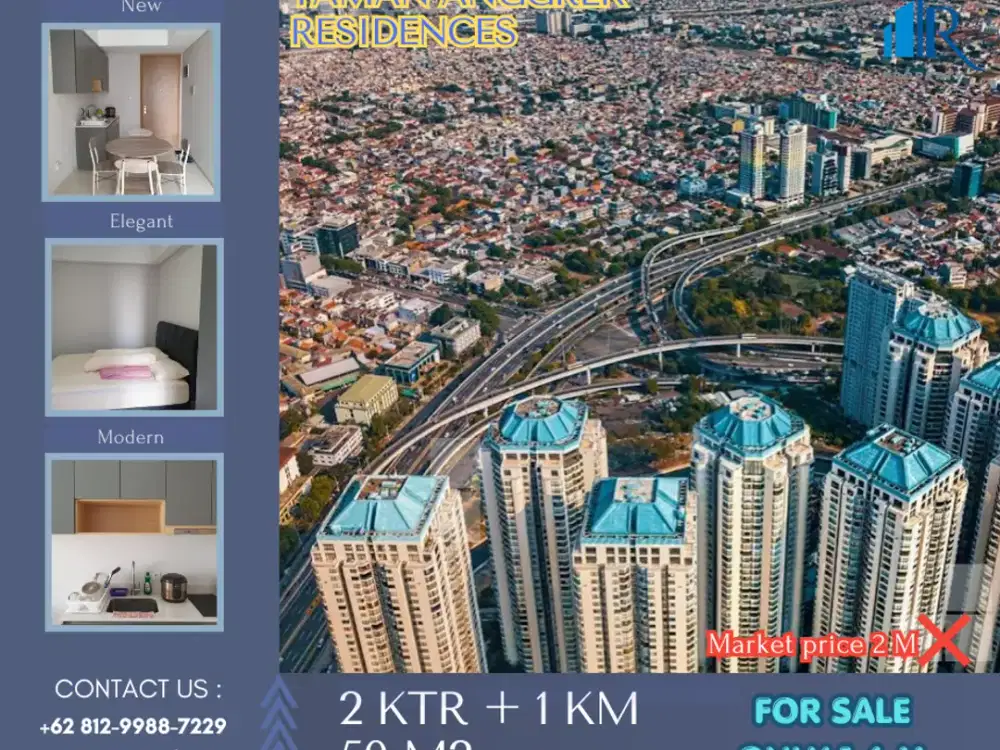 Apartemen Taman Anggrek Residence Dijual/Sewa Harga murah Lokasi Strategis Jakarta Barat