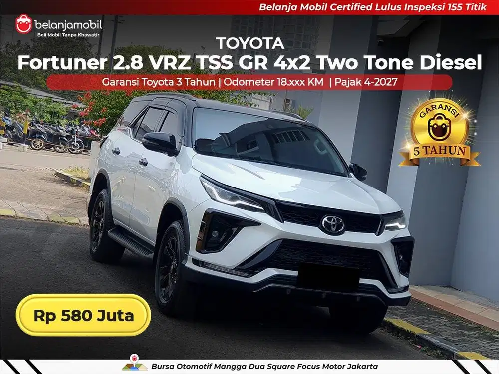 [ LIKE NEW ] Toyota Fortuner 2.8 Legender VRZ TSS GR 4x2 2025/2026