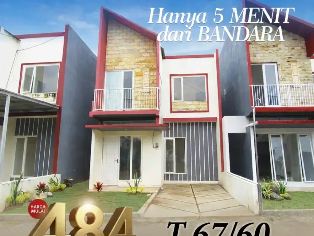 Rumah Dijual 2 lantai Dekat Bandara Malang