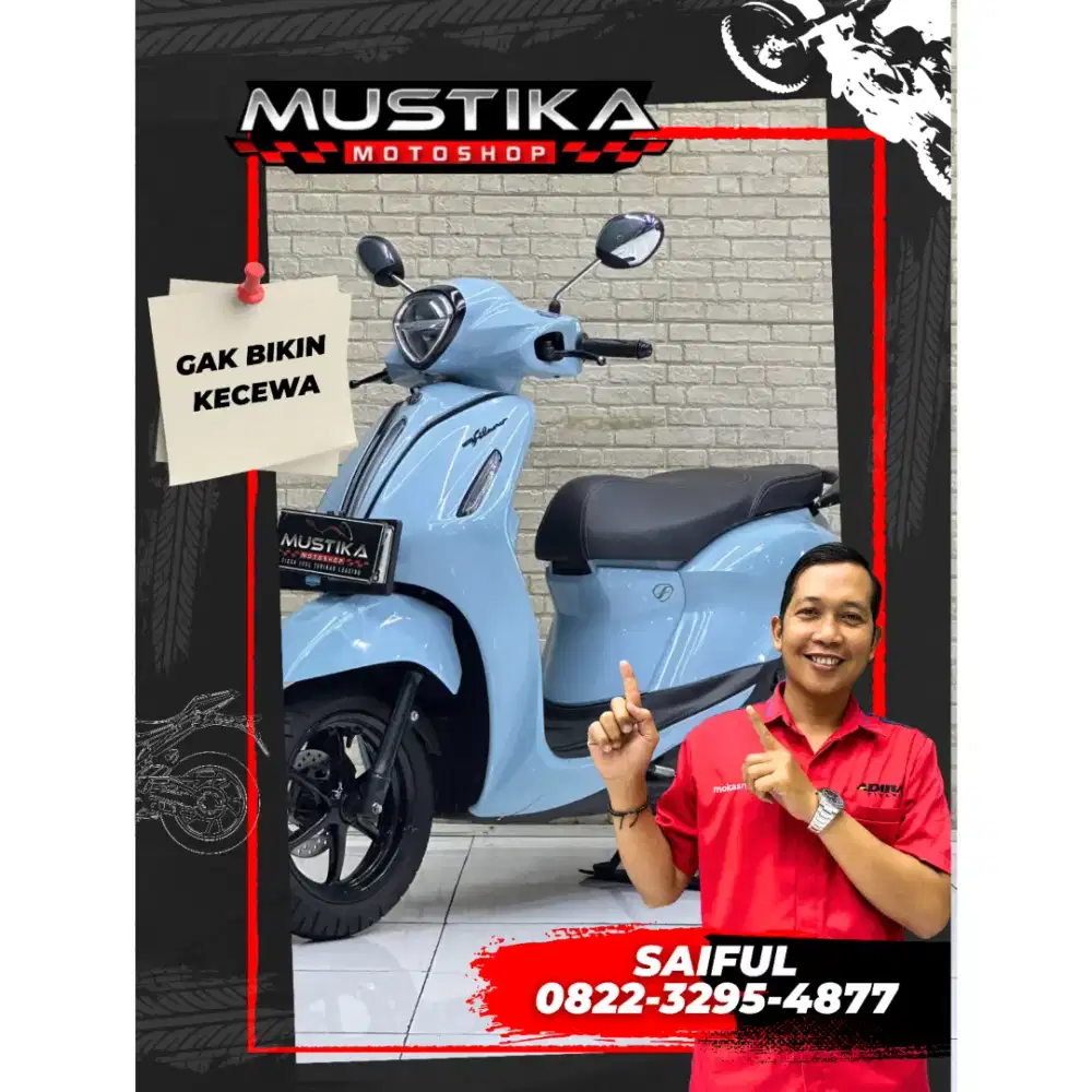 Odo 11rb Istimewa!!Yamaha Grand Fillano 2023 N Kota Mulus-Mustika