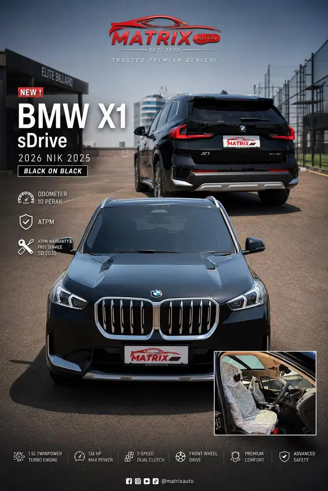 Bmw x1 sDrive 2026 ! Bmw x1 Sdrive 2025! X1! x1 sdrive ! new !